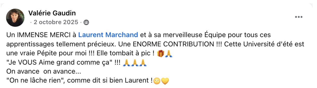 Témoignage élève